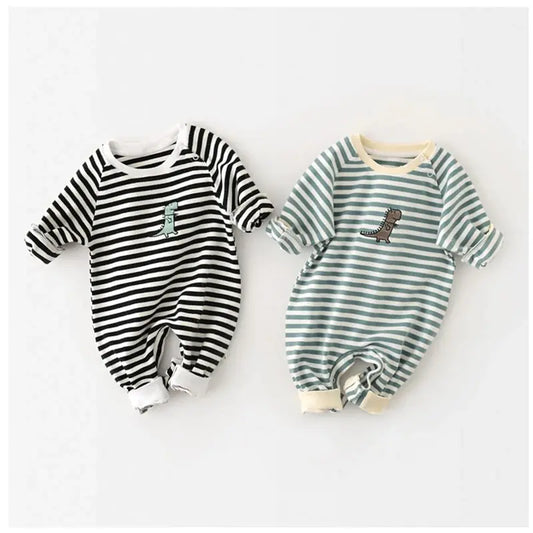 ThomaBaby Cozy Dino Rompers